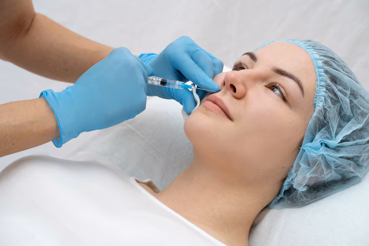 close up woman lip filler procedure 23 2149315546