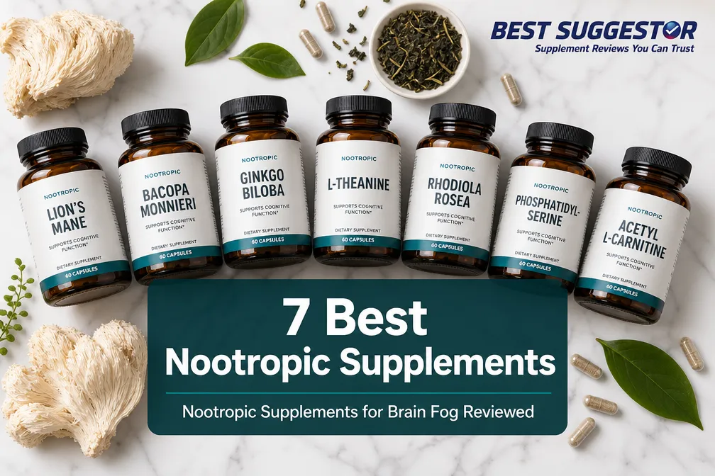 7 Best Nootropic Supplements for Brain Fog Reviewed (2026)